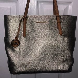 Gold Michael Kors Tote